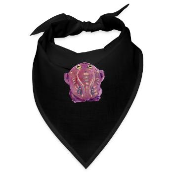 Purple Kröte - Bandana - Schwarz - Vorne
