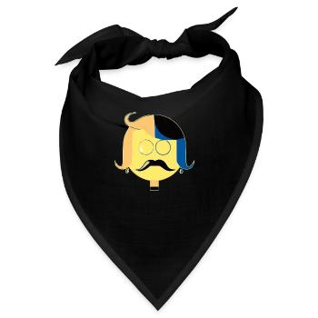 Herr Jeko - Bandana - Schwarz - Vorne