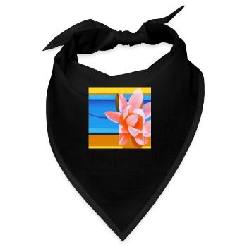 PINKE-ROSE - Bandana - Schwarz - Vorne