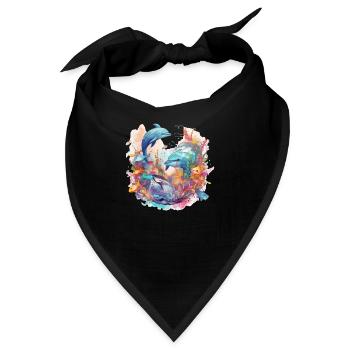 Delphine - Bandana - Schwarz - Vorne