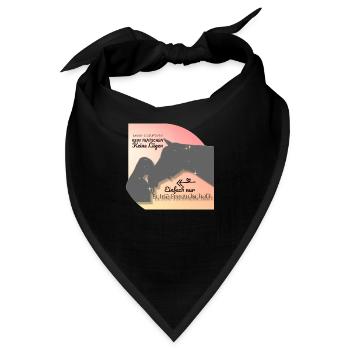echte Freundschaft - Bandana - Schwarz - Vorne