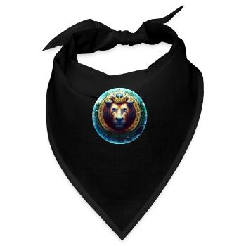 Kryptowährung Bull - Bandana - Schwarz - Vorne