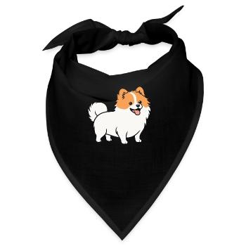 Spitz - Bandana - Schwarz - Vorne
