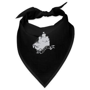 piratenschiff crew - Bandana - Schwarz - Vorne
