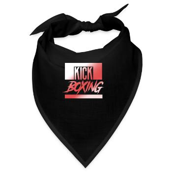 Kickboxing Kickboxen - Bandana - Schwarz - Vorne
