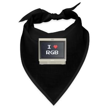 PVM Lover - RGB-Lüfter - Bandana - Schwarz - Vorne