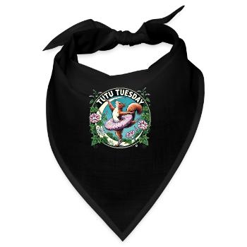 Tutu Dienstag - Bandana - Schwarz - Vorne
