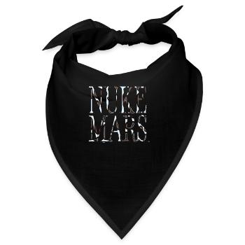 birthday present idea space ship astrology - Bandana - Schwarz - Vorne