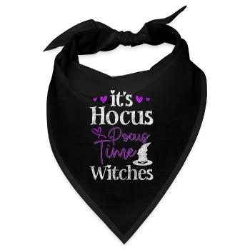 Hexerei Besen Zauberspruch Wicca - Bandana - Schwarz - Vorne