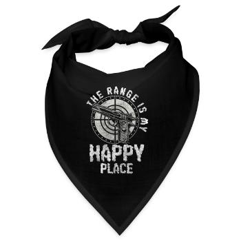 Waffen Gewehr Krieg - Bandana - Schwarz - Vorne