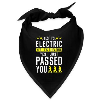 E-Scooter Elektrisch - Bandana - Schwarz - Vorne