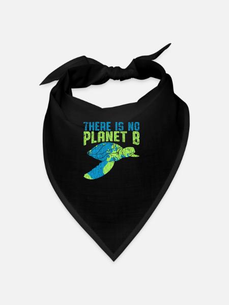 No Planet B - Bandana - Schwarz