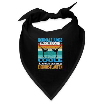 Normale Jungs machen Hausaufgaben coole machen - Bandana - Schwarz - Vorne