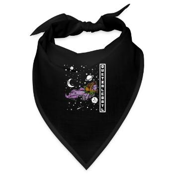 Quetzalcoatl Axolotl Mexiko Azteken Gottheit - Bandana - Schwarz - Vorne