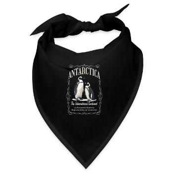 Antarktis - Der Internationale Kontinent - Bandana - Schwarz - Vorne