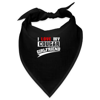 Ich Liebe Meine Cougar Freundin - Bandana - Schwarz - Vorne