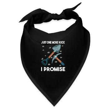 Just One More Rock I Promise: Perfekte Wahl für - Bandana - Schwarz - Vorne