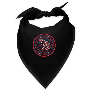 Puerto Rico Flagge Land Nationalität Pr Boricua - Bandana - Schwarz - Vorne