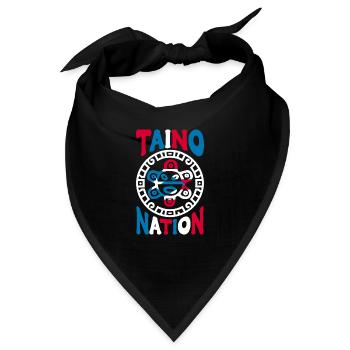Puerto Rico Flagge Land Nationalität Pr Boricua - Bandana - Schwarz - Vorne