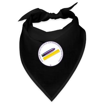 Emanzipation / Vibrator Bo-Grafik - Bandana - Schwarz - Vorne
