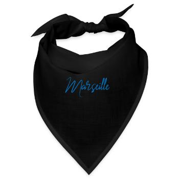 Marseille - Bandana - Schwarz - Vorne