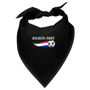 Holland Niederländer Niederlande - Bandana - Schwarz - Vorne