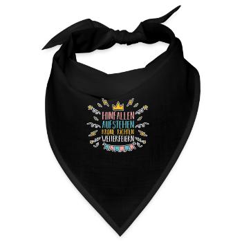 Karnevalskostüm Fasching Karneval - Bandana - Schwarz - Vorne