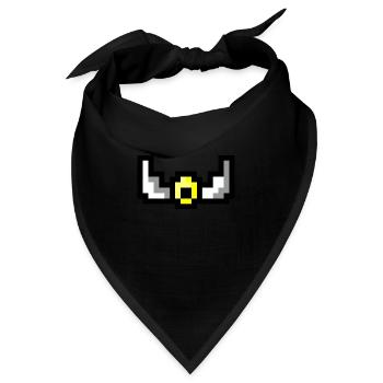 Pixel wings - Bandana - Schwarz - Vorne