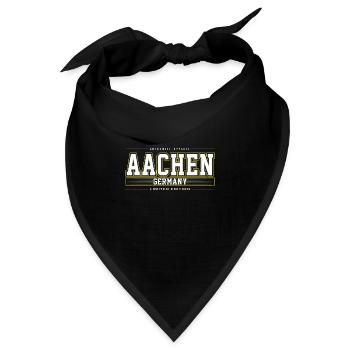Aachen - Bandana - Schwarz - Vorne