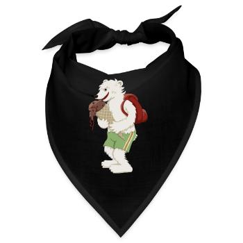 Eisbär Schultüte - Bandana - Schwarz - Vorne