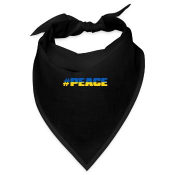 # PEACE - Bandana - Schwarz - Vorne