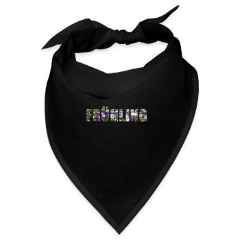 Frühling - Bandana - Schwarz - Vorne