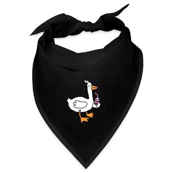 Goose Blues - Bandana - Schwarz - Vorne