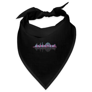 Dubstep - Bandana - Schwarz - Vorne