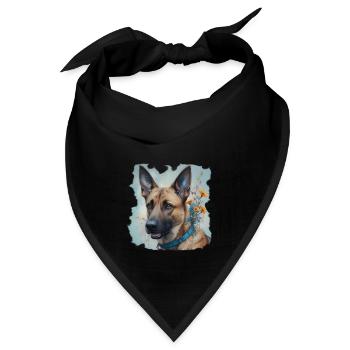 MALINOIS - Bandana - Schwarz - Vorne