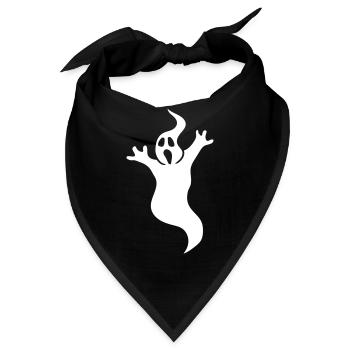cool geist spuken horror monster halloween gespens - Bandana - Schwarz - Vorne