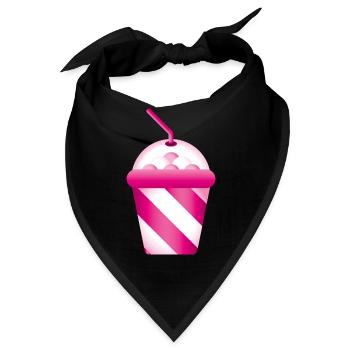 Smiley Shake - Bandana - Schwarz - Vorne
