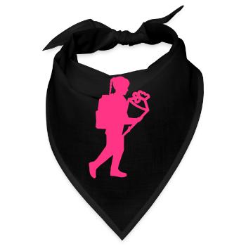 Einschulung - Bandana - Schwarz - Vorne