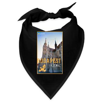 Budapest - Bandana - Schwarz - Vorne