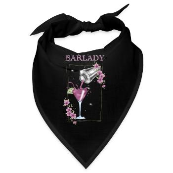Barkeeper - Bandana - Schwarz - Vorne