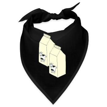 tetrapack milch - Bandana - Schwarz - Vorne
