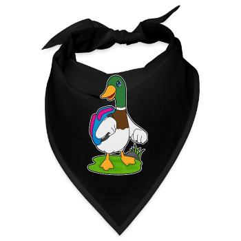 Ente Wanderer Rucksack Wandern - Bandana - Schwarz - Vorne