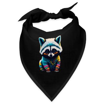Racoon 4 - Bandana - Schwarz - Vorne