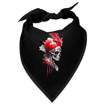 Dämon - Bandana - Schwarz - Vorne
