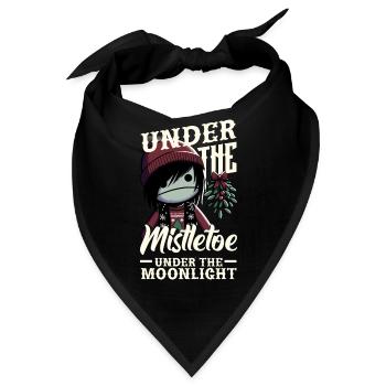 Under the Mistletoe Under the Moonlight Emocore - Bandana - Schwarz - Vorne