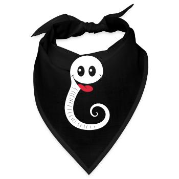 Regenwurm - Bandana - Schwarz - Vorne