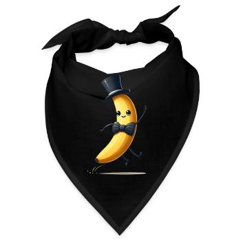 Mister Banana - Bandana - Schwarz - Vorne