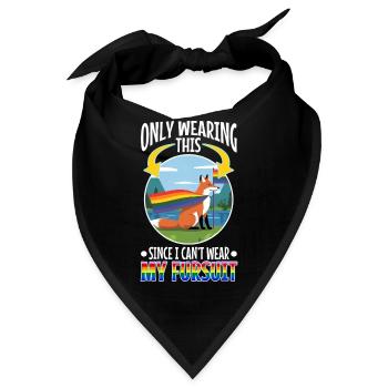 Certified furry - Bandana - Schwarz - Vorne