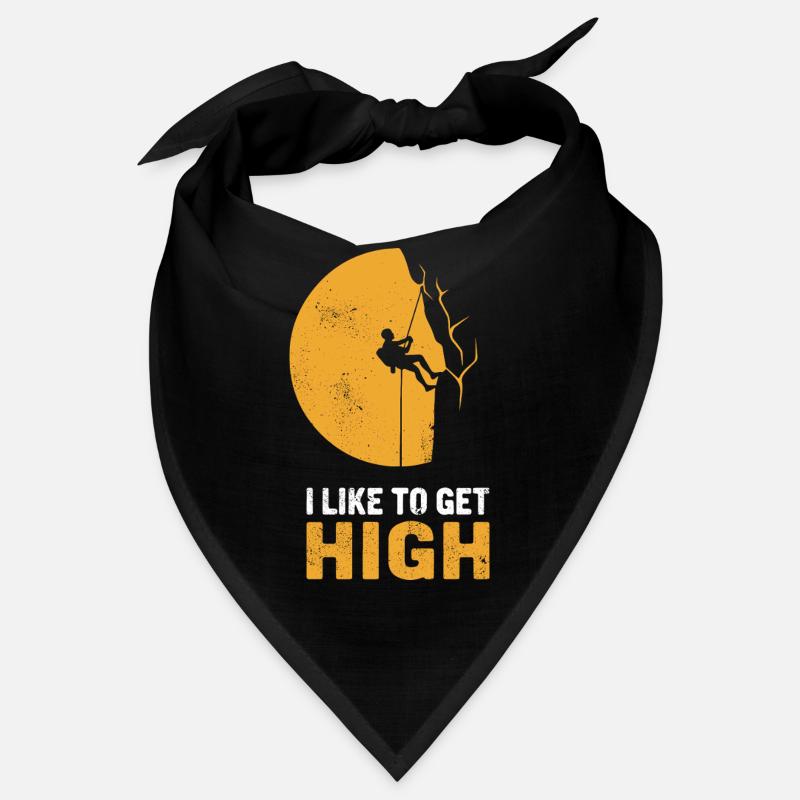 Moonlight Climber Silhouette Bandana