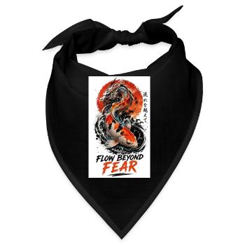 Koi-Drache Flow Beyond Fear - Bandana - Schwarz - Vorne